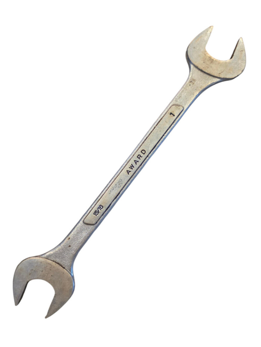 Vintage Award double open-end wrench 15/16 Chrome Vanadium USA